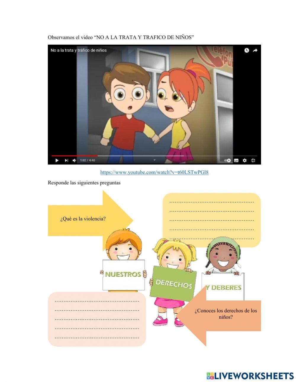 Violencia, trata y trafico de personas