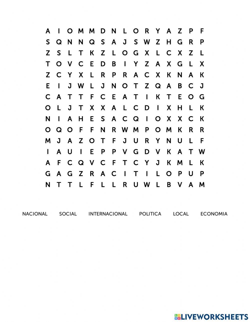 Secciones de periodico