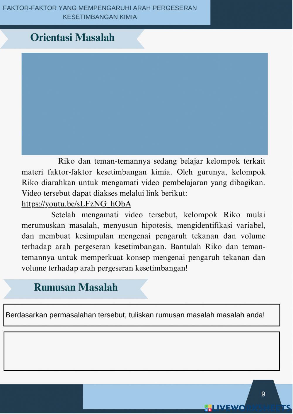 LKPD Tekanan dan Volume