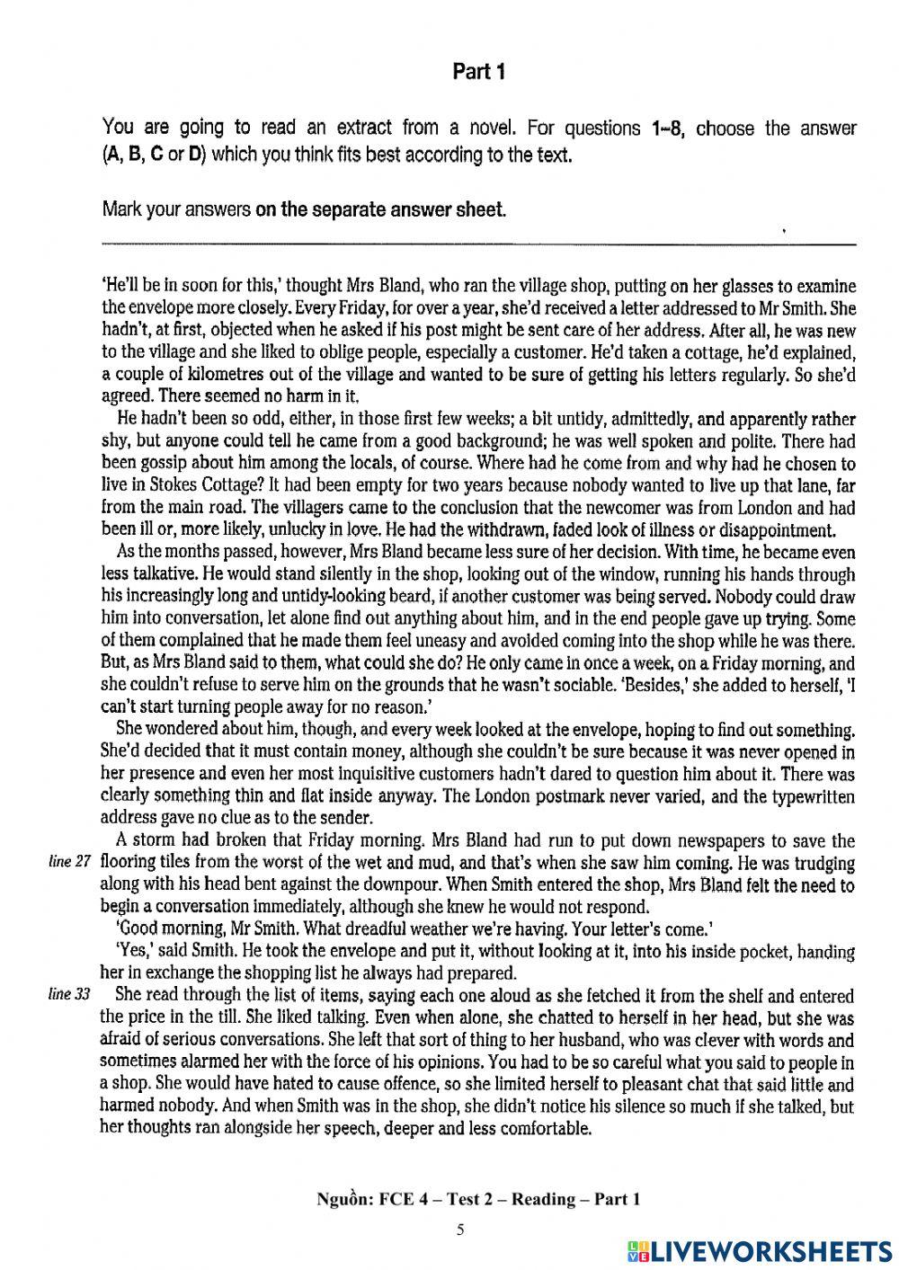 Viet Teacher-S6-WEEK 4-LESSON 4-VOCABULARY & FCE INSTRUCTION