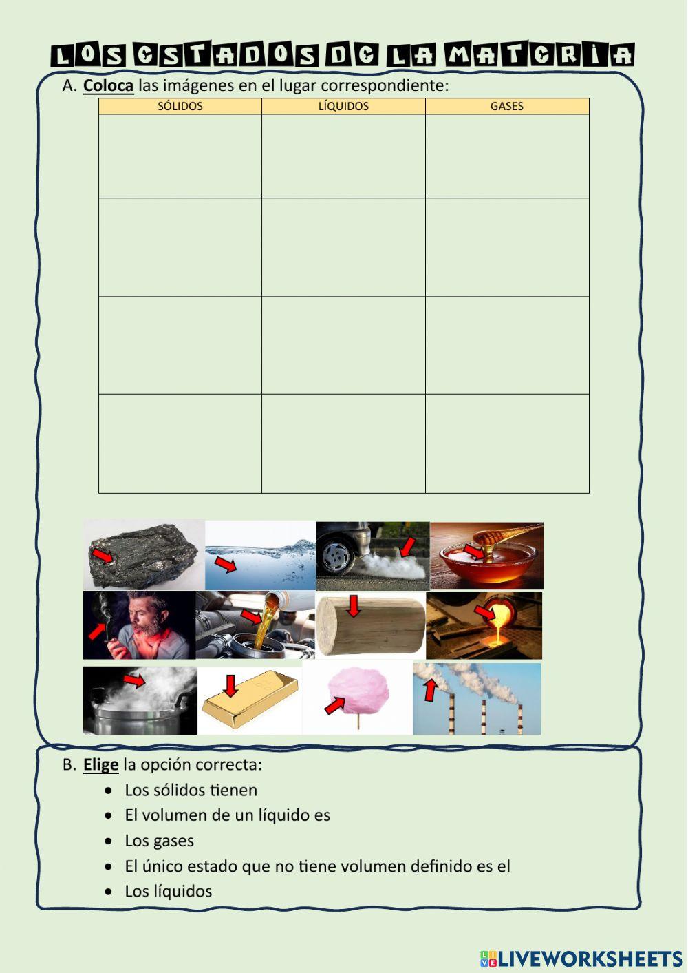 Los estados de la materia