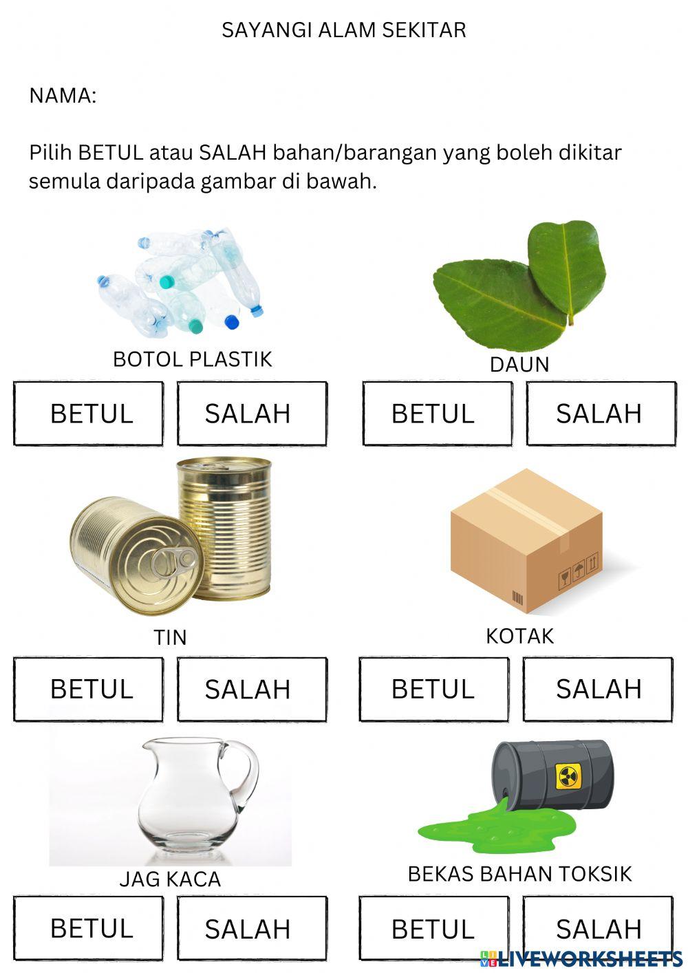 Sayangi Alam Sekitar