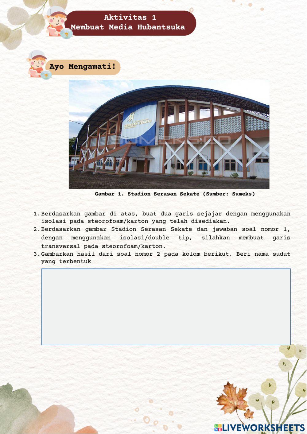 LKPD Hubungan ANtar Sudut Terhadapa Garis Transversal