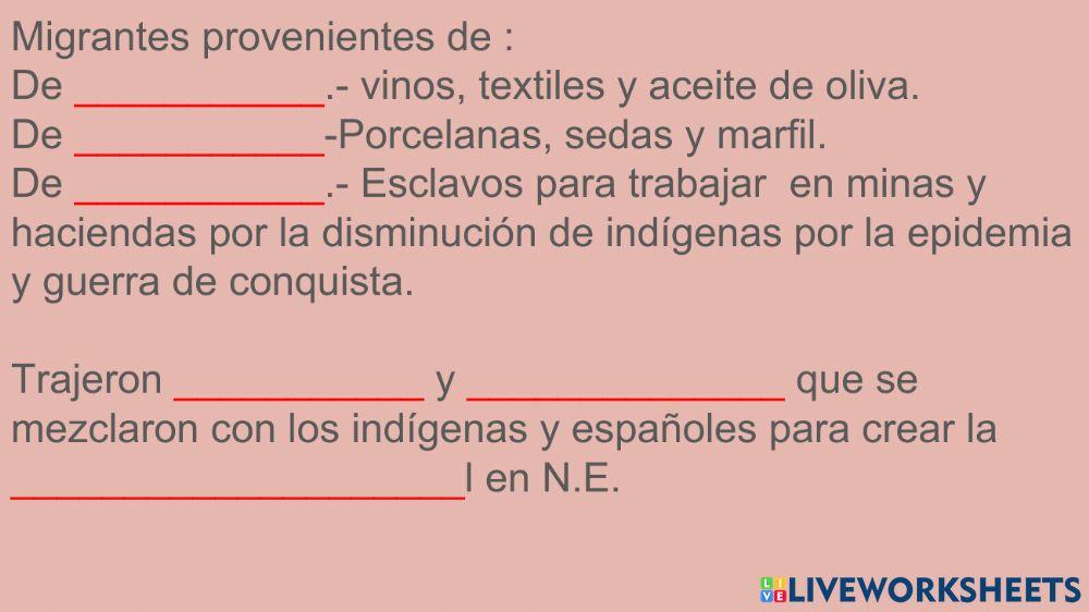 Sociedad del virreynato y actividad economica