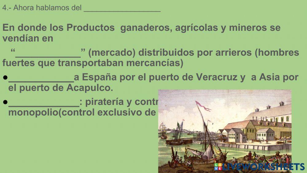 Sociedad del virreynato y actividad economica