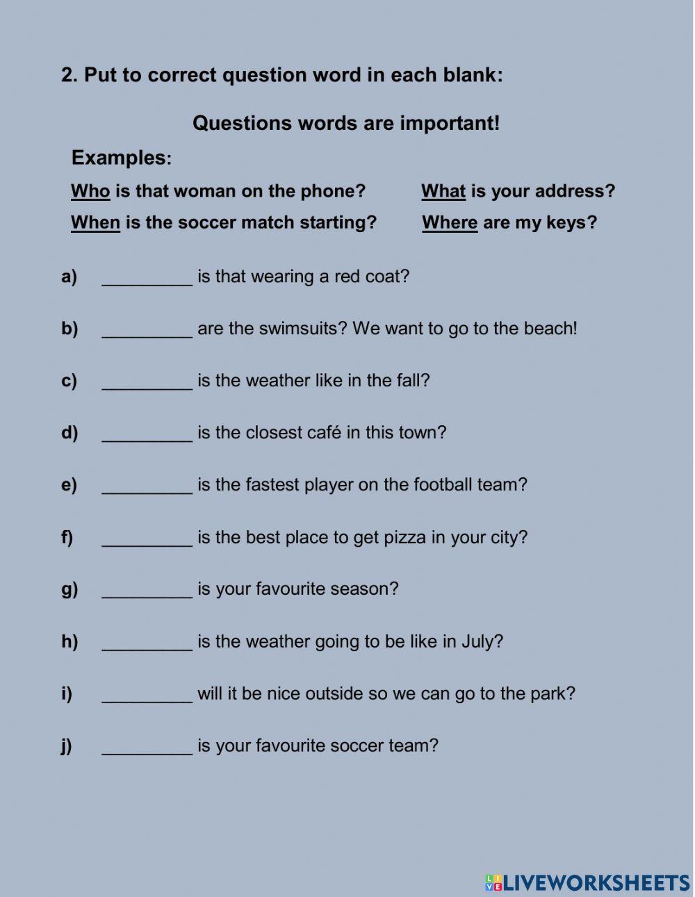 Grade 4: Writing Quiz 2