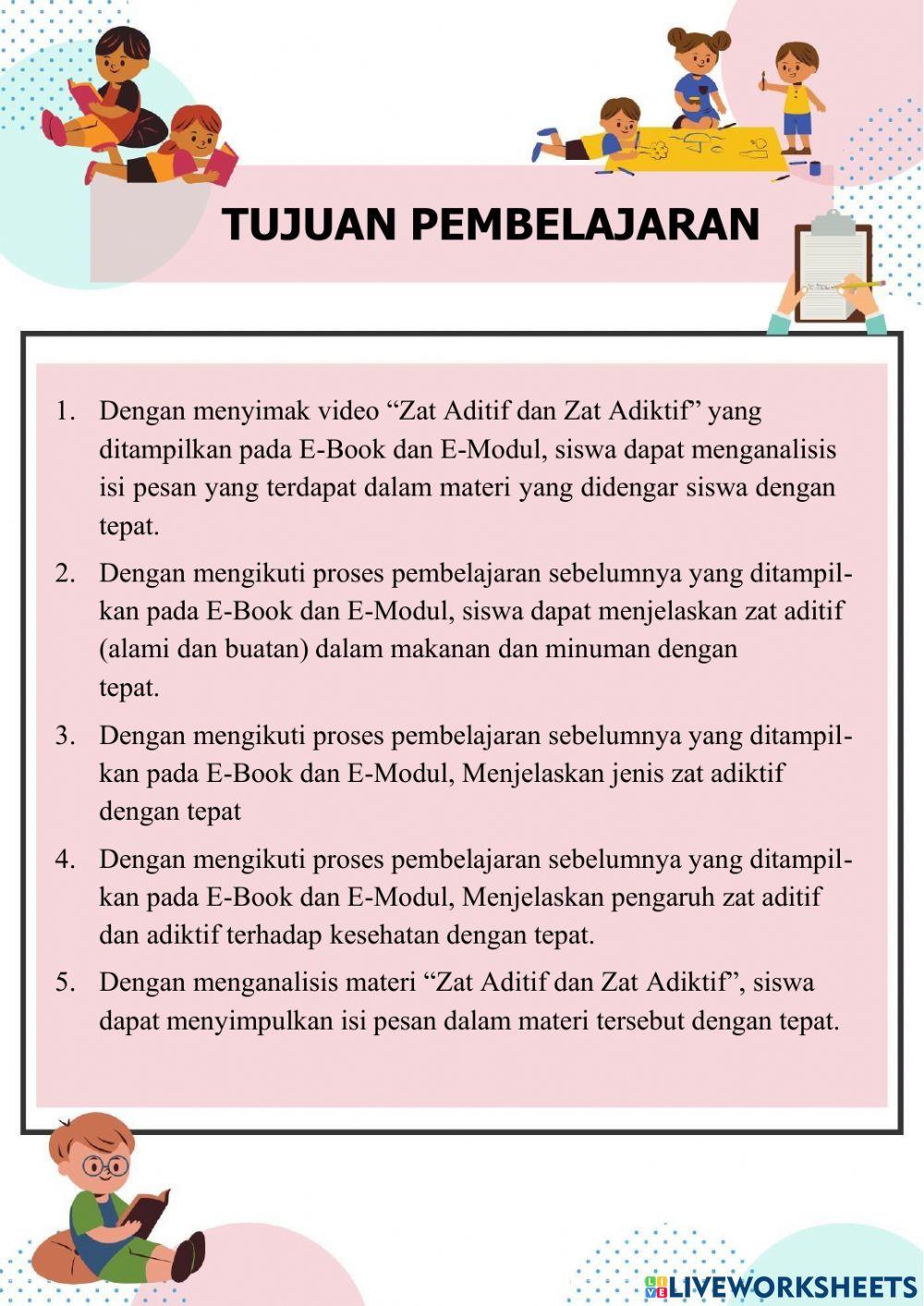 Zat Aditif dan Zat Adiktif