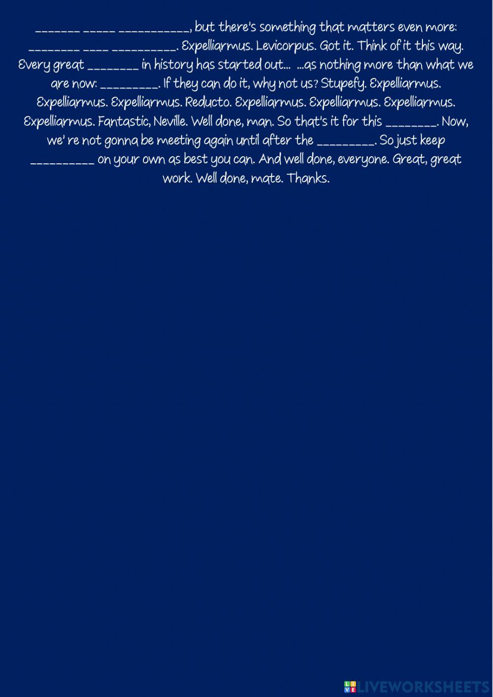 Harry Potter and the Order of the Phoenix Listening