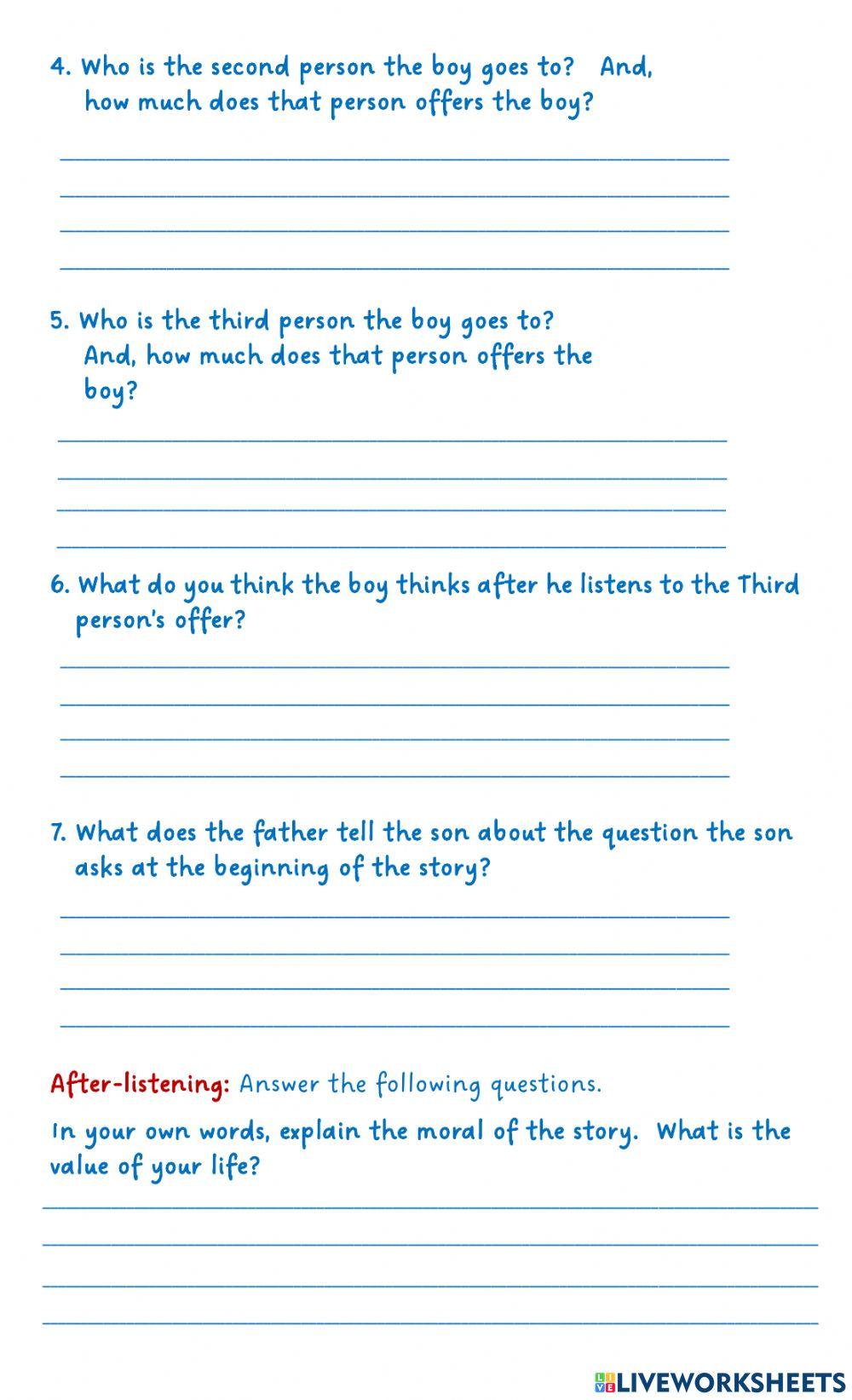 The Story of your Life - Listening