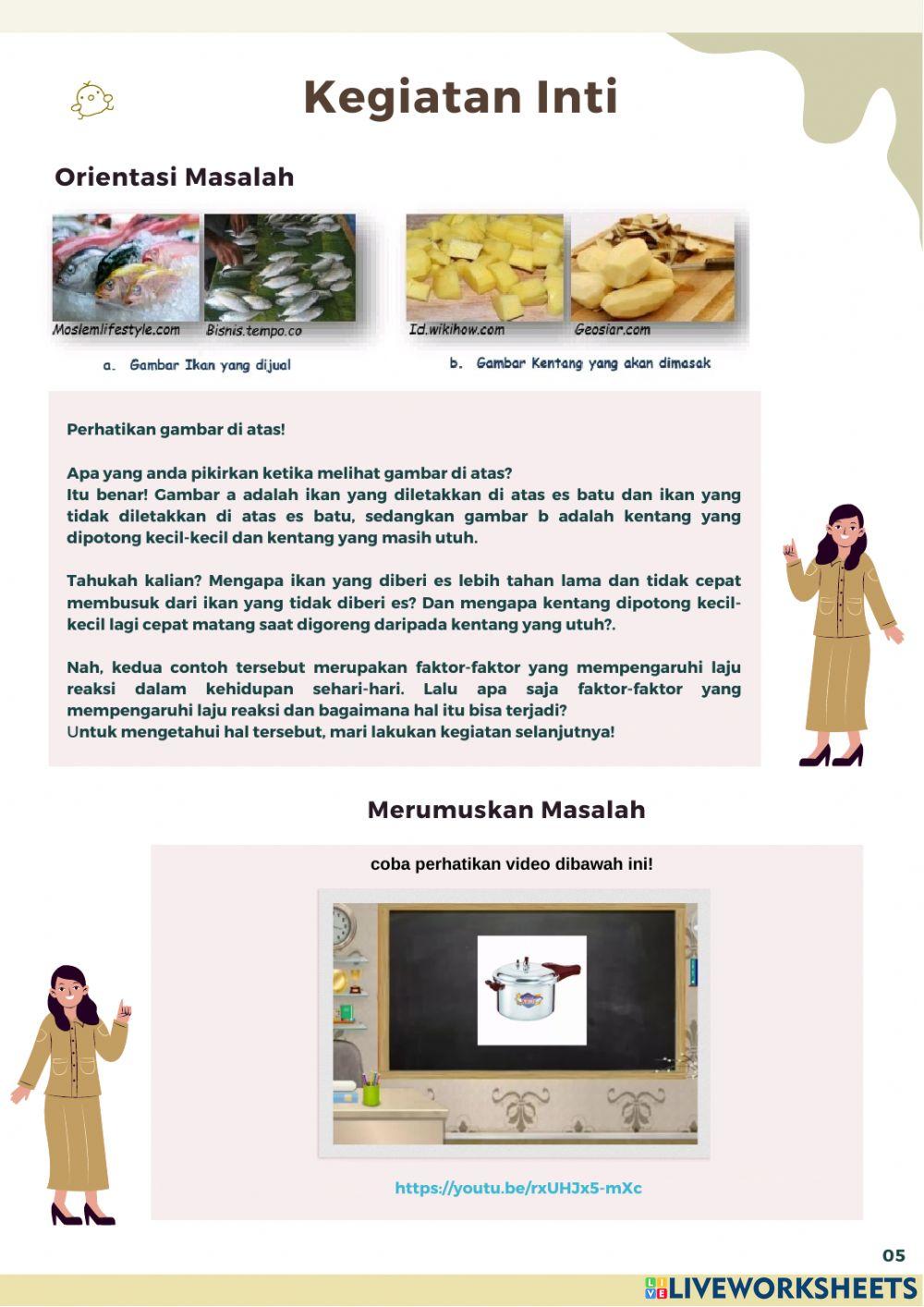 Lkpd 3.6 faktor-faktor yang mempengaruhi laju reaksi