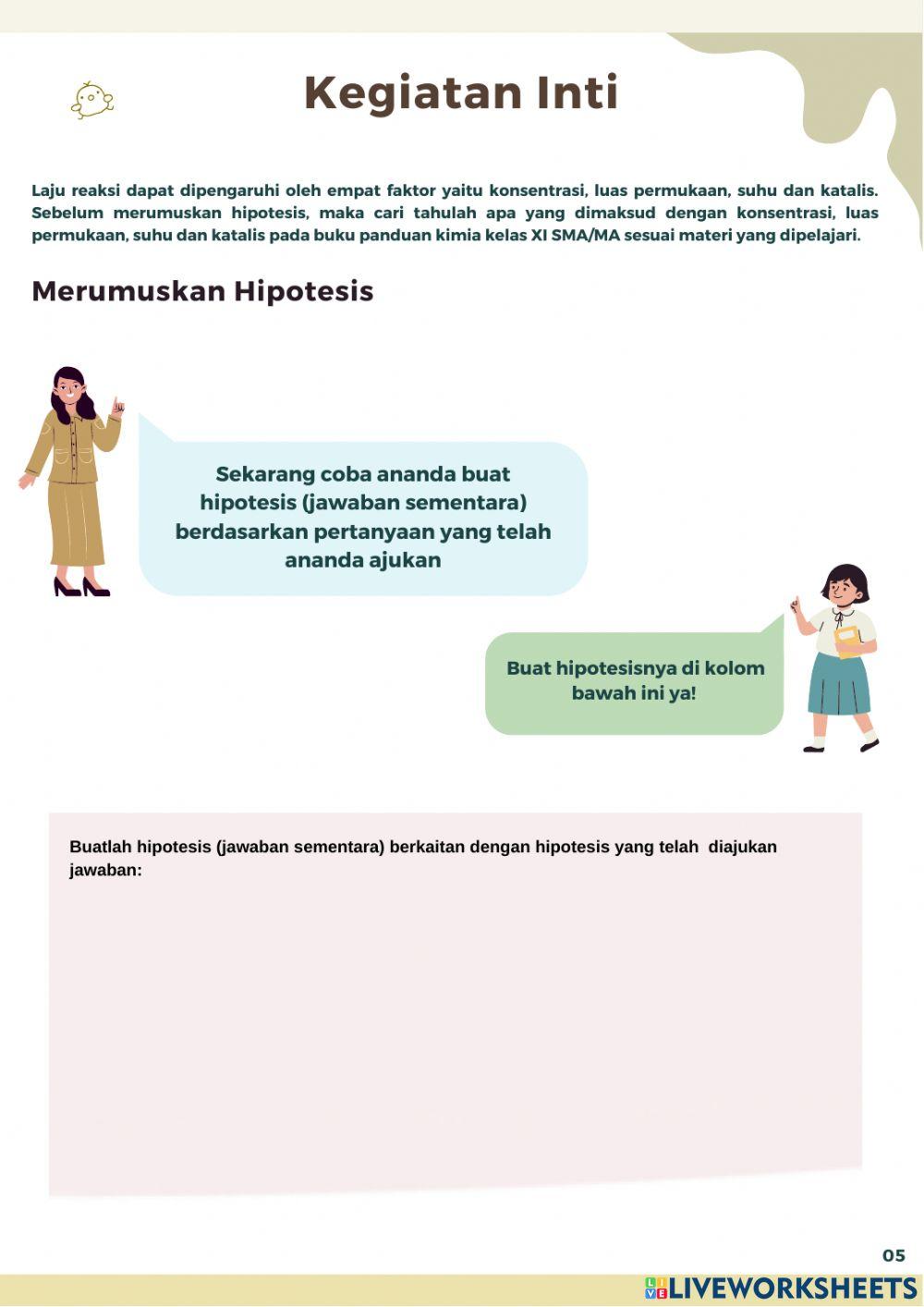 Lkpd 3.6 faktor-faktor yang mempengaruhi laju reaksi