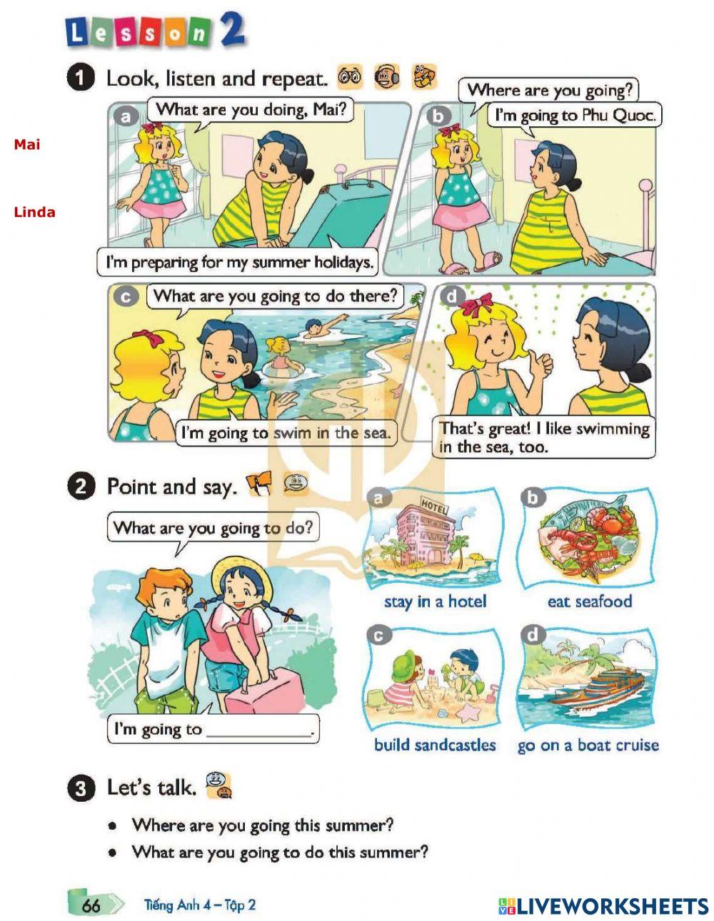 E4Mac U20 (TB) WHAT ARE YOU GOING TO DO THIS SUMMER?