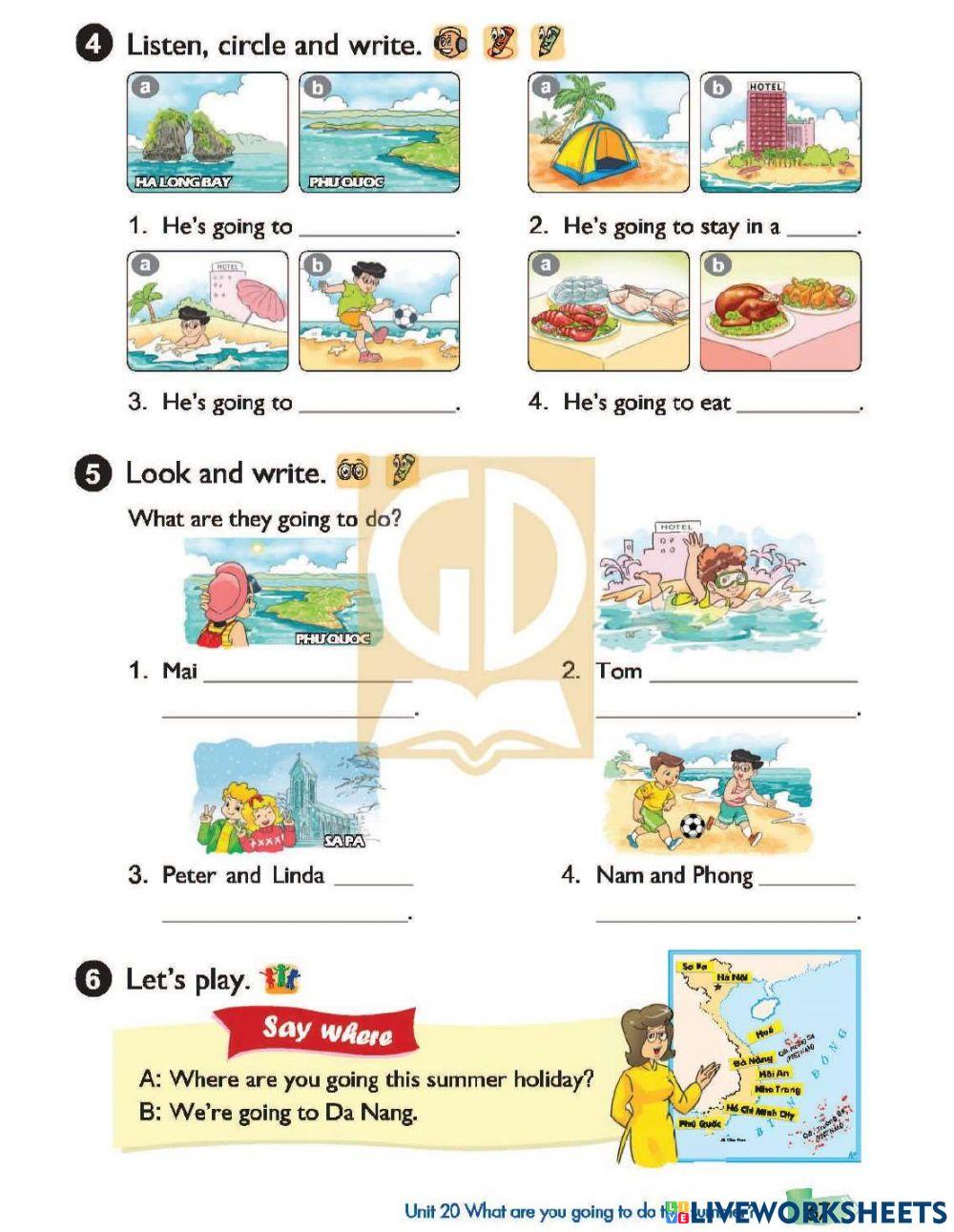 E4Mac U20 (TB) WHAT ARE YOU GOING TO DO THIS SUMMER?