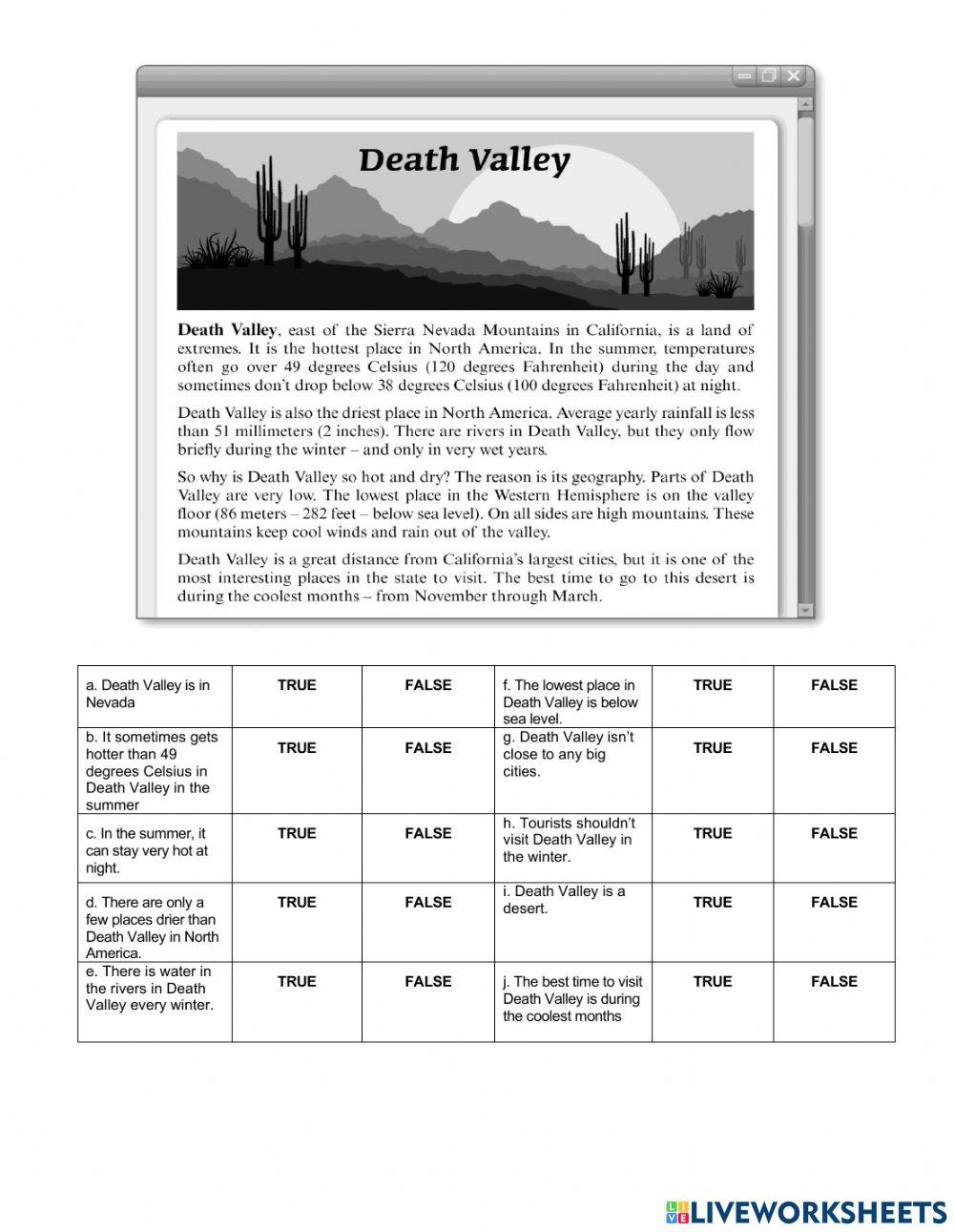 Second term pre-intermediate test