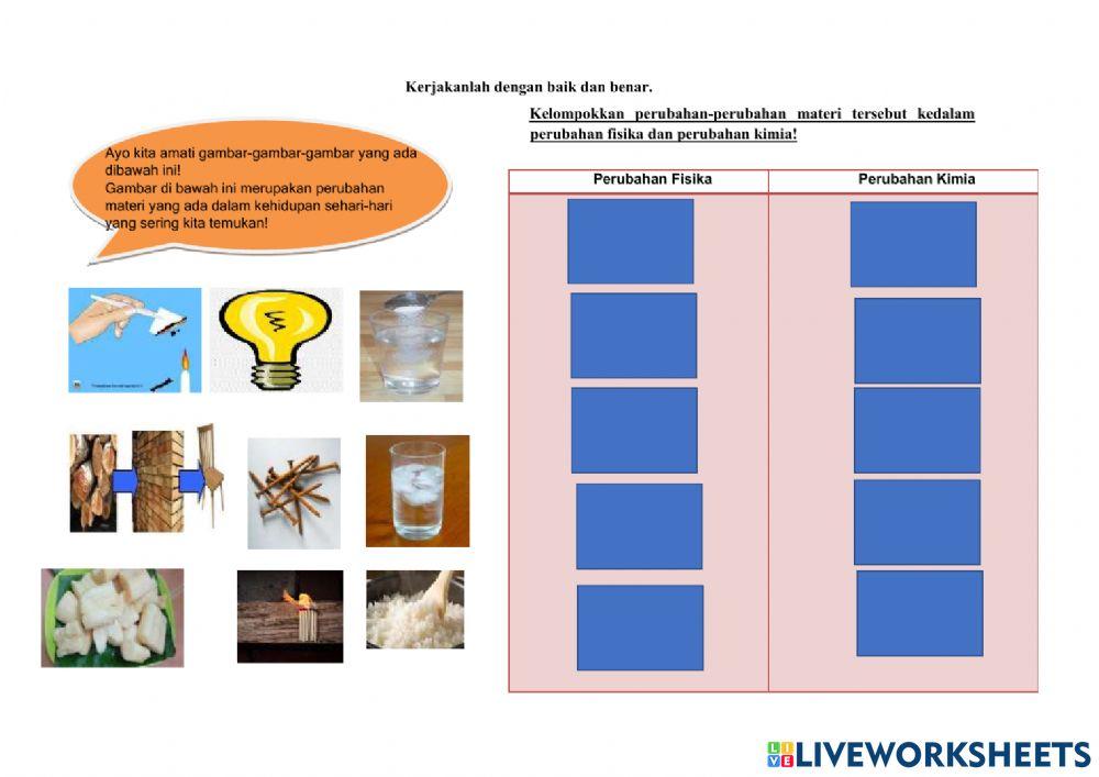 LKPD Perubahan Fisika dan Kimia
