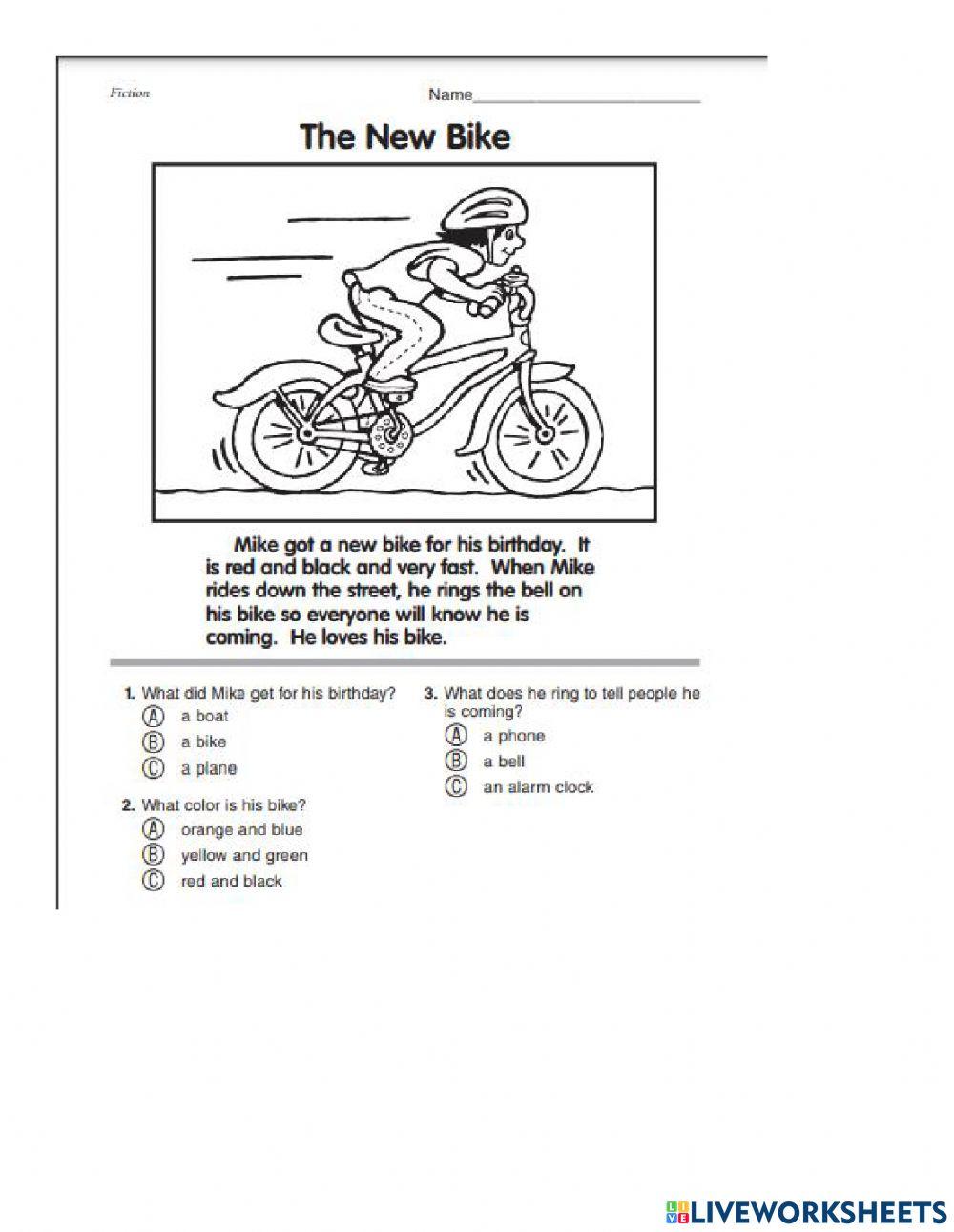 Reading comprehension