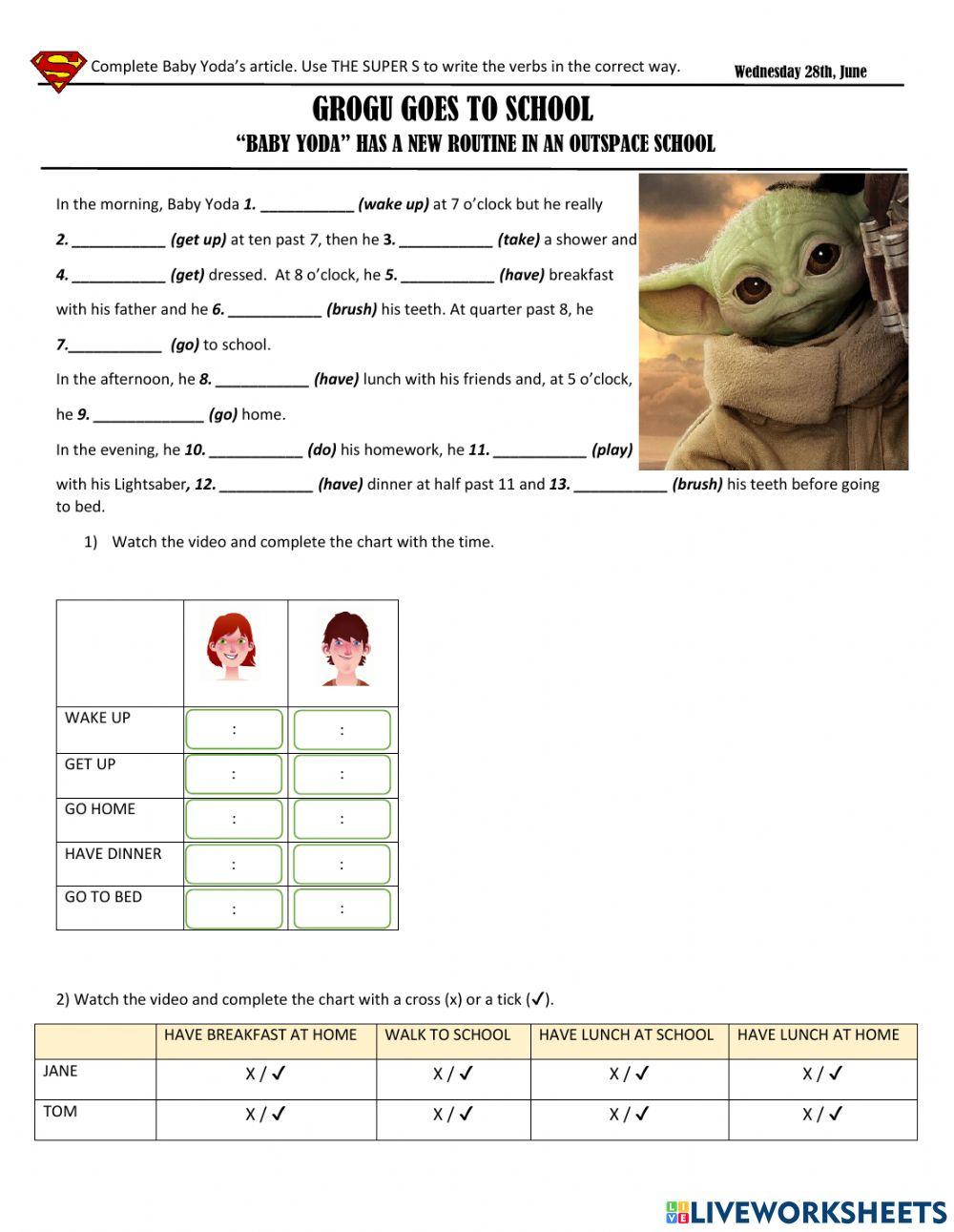 Present Simple - aff-neg 1