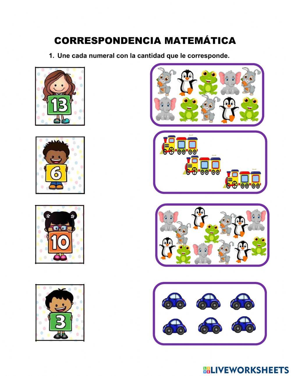 Sesión 9 Correspondencia Matematica