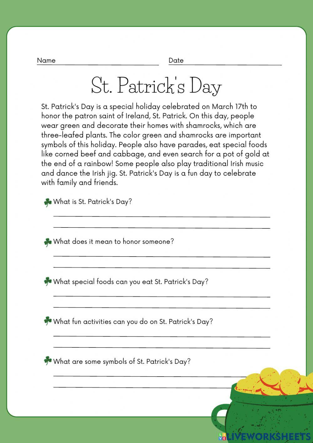 Sant Patrick's day