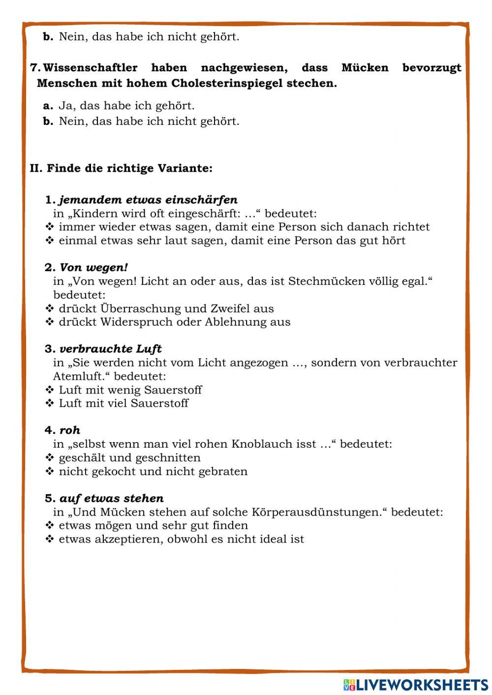 Stechmücken: Mythos oder Wahrheit?