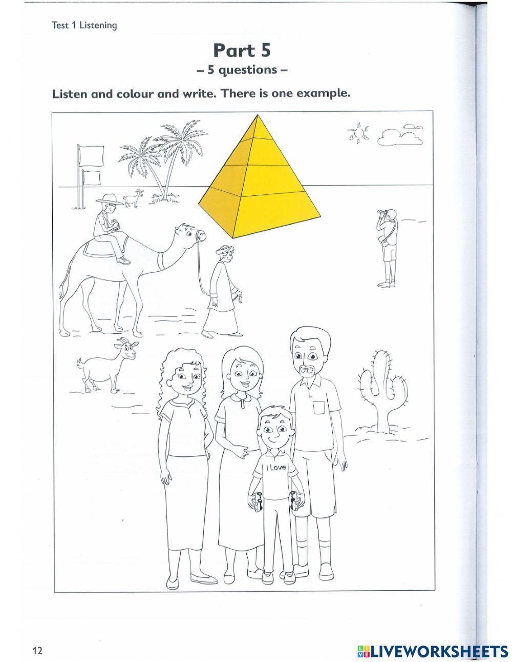 Get ready for flyer test 1 listening