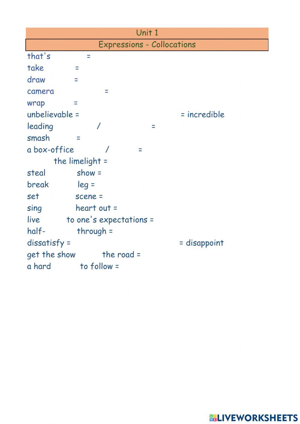 Lights, camera, action!