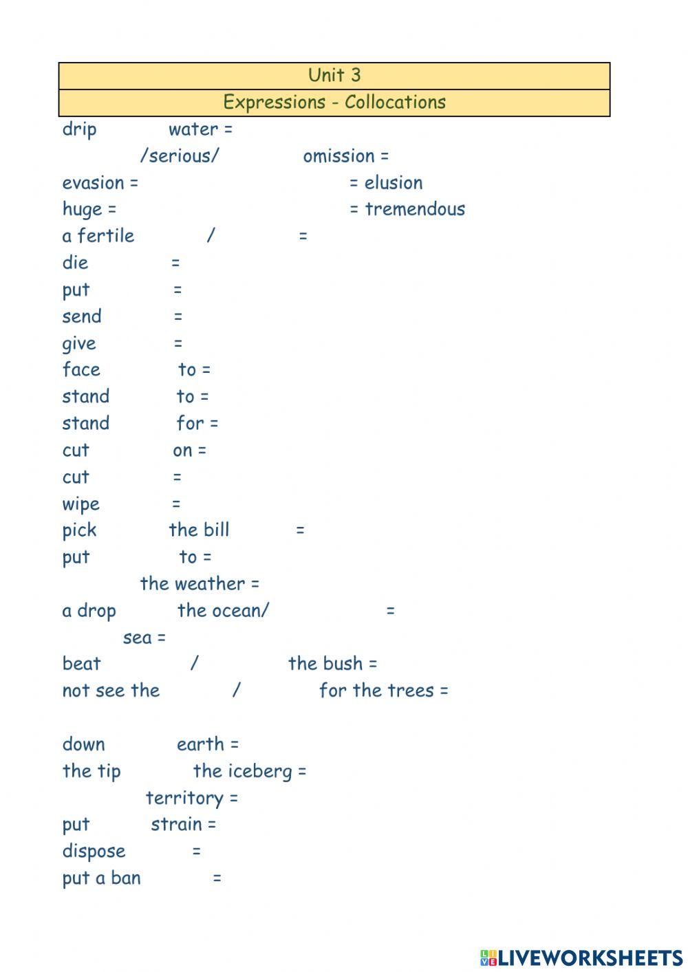 Our changing environment