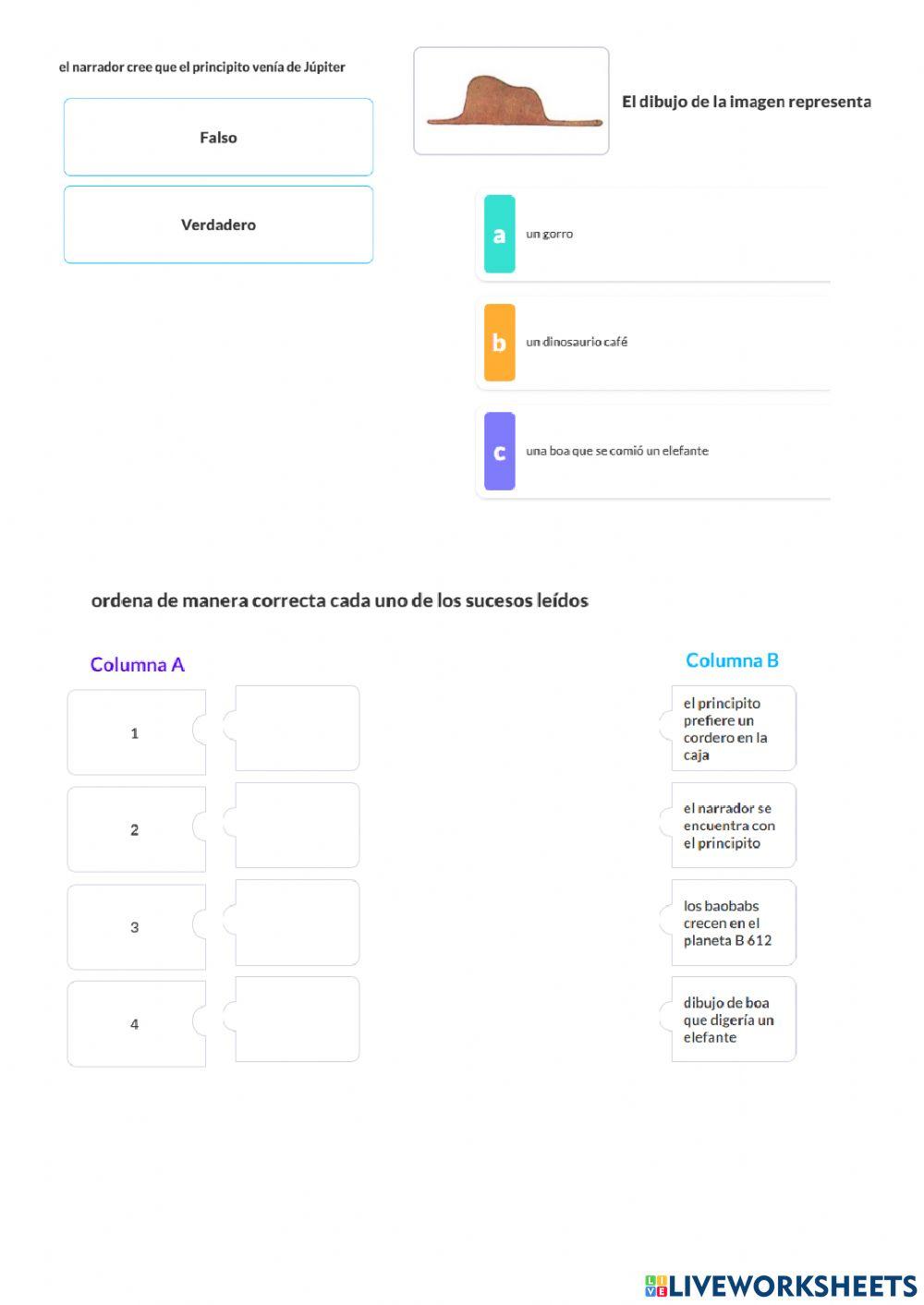 El Principito Capítulos 1 a 5