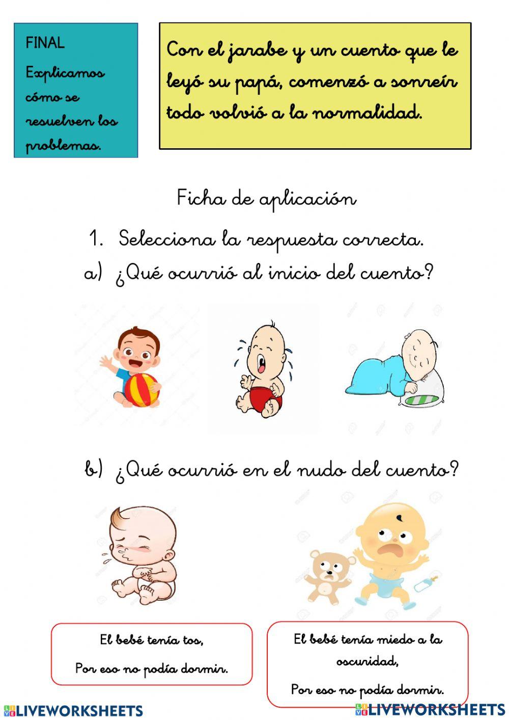 EL CUENTO Y SUS PARTES 