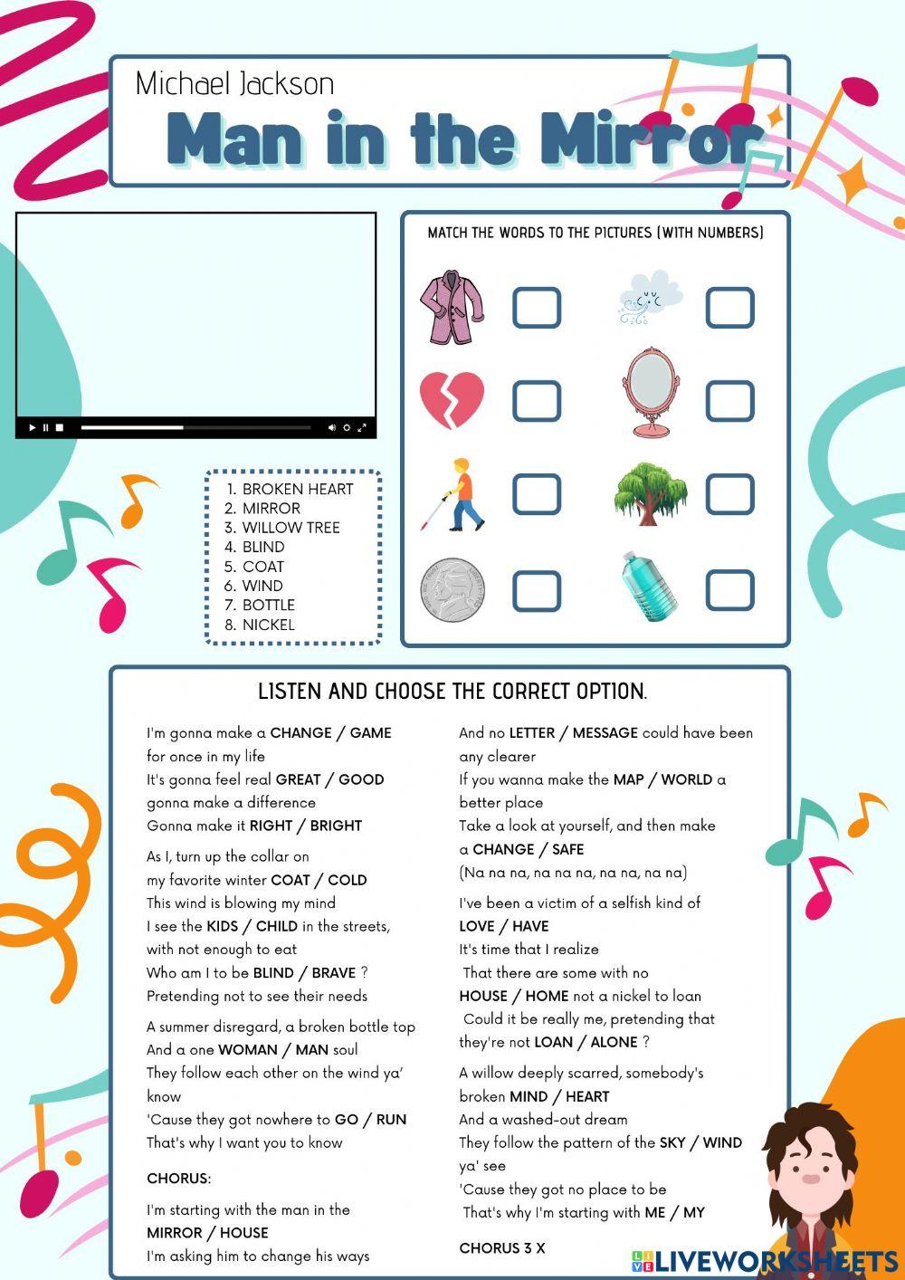 Man in the Mirror by Michael Jackson