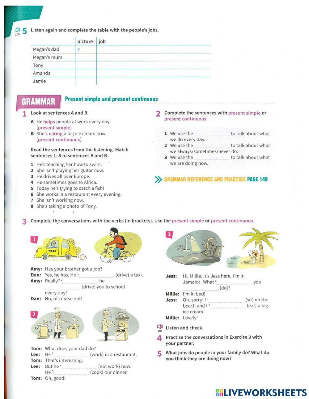 Prepare a1 level 1 page 72-73