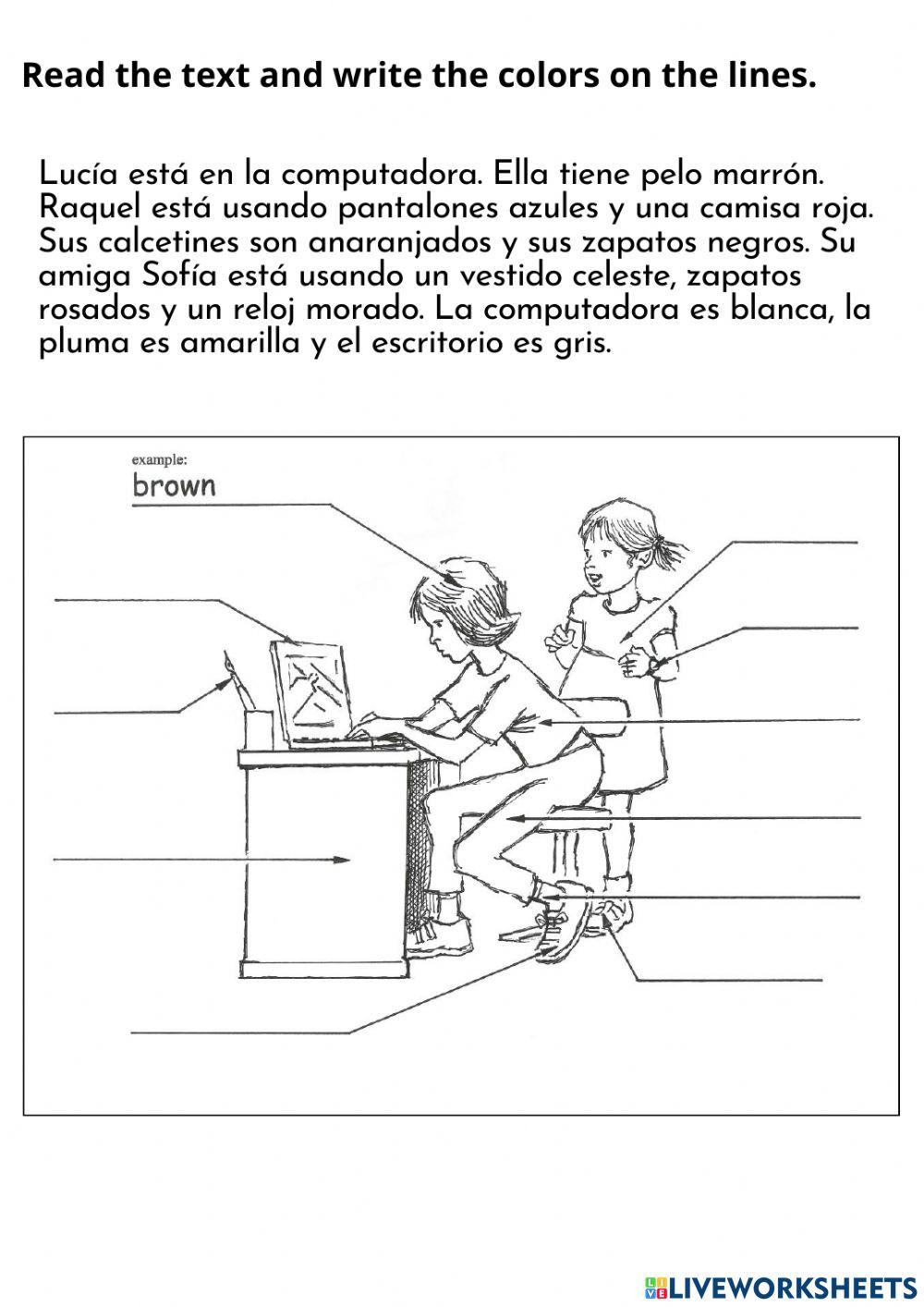 Spanish 2 end of module test