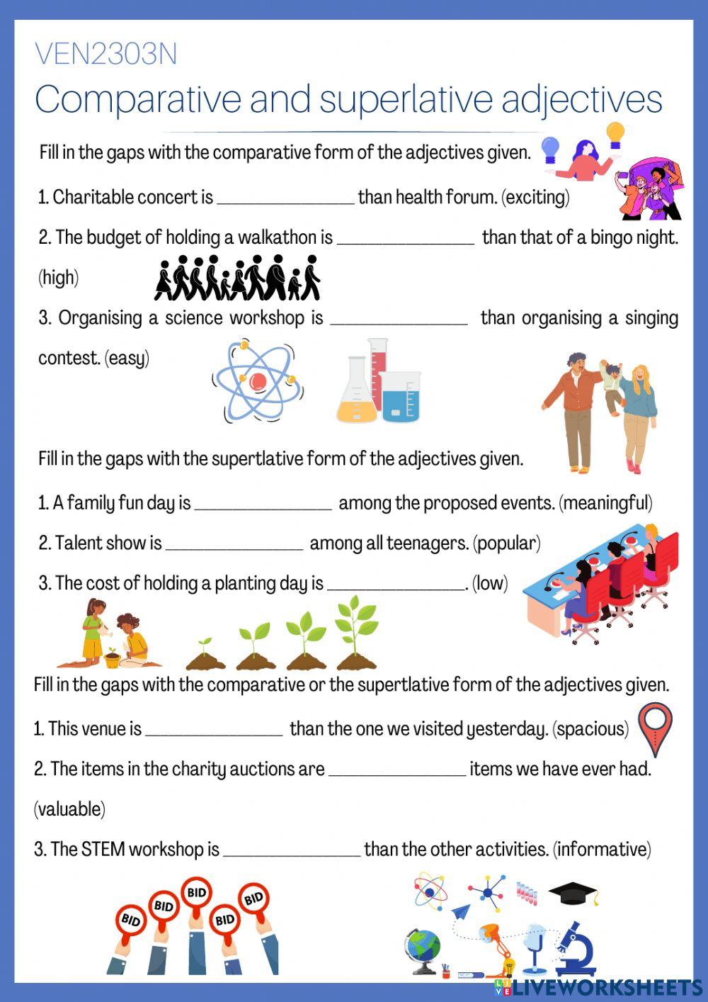 VEN2303N-Comparative and superlative adjectives