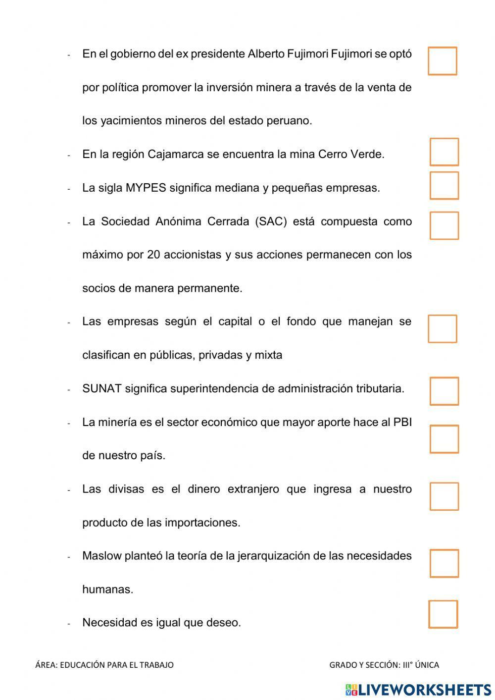 Empresa y Sectores Económicos