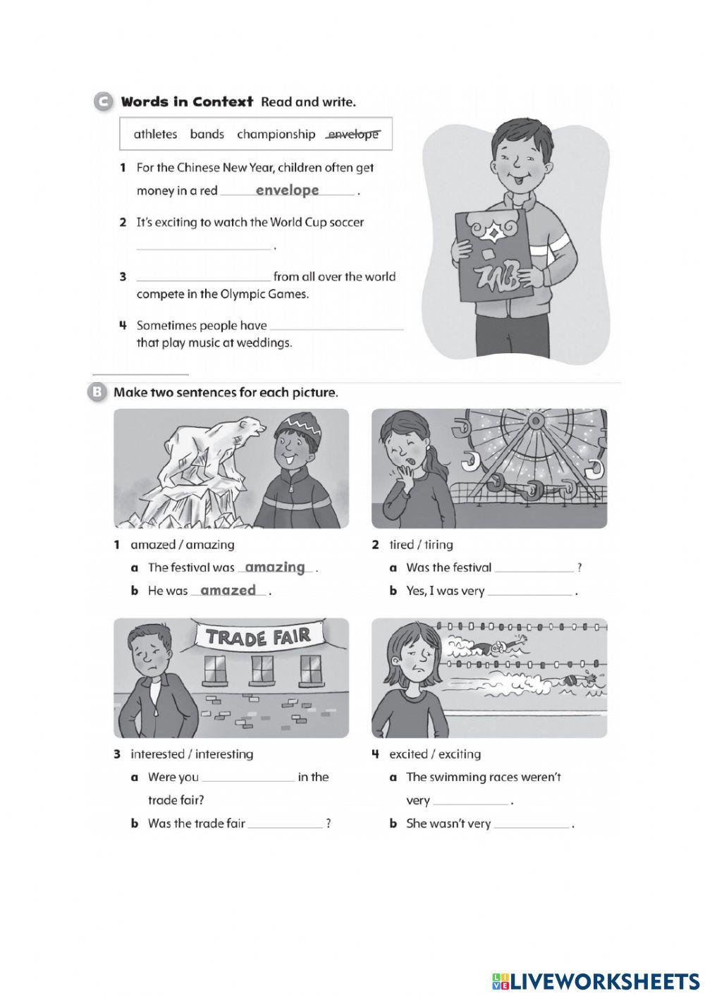English learning exercise