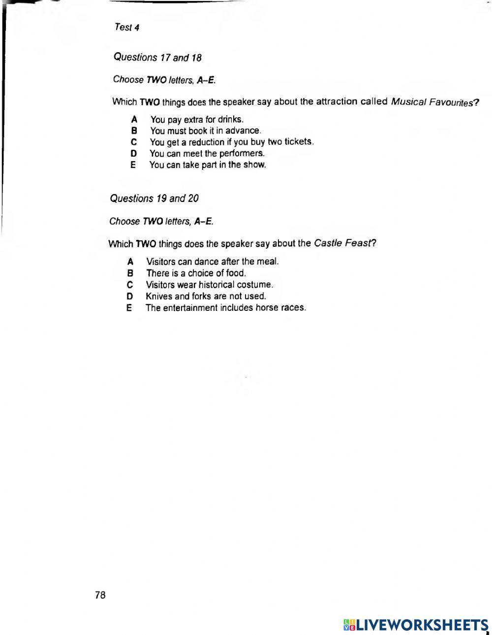 Cambridge 14 - Test 4