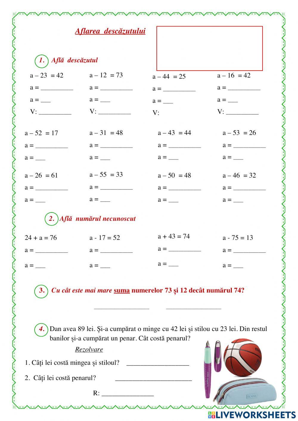 Aflarea descăzutului