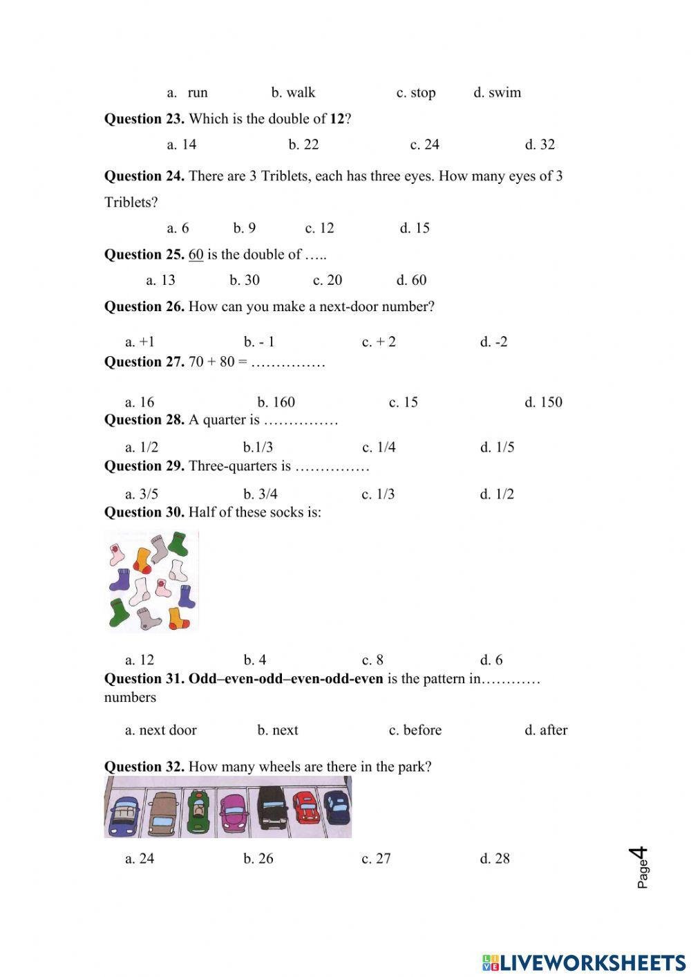 7072053 | Math - grade 2 | yentuyet | LiveWorksheets