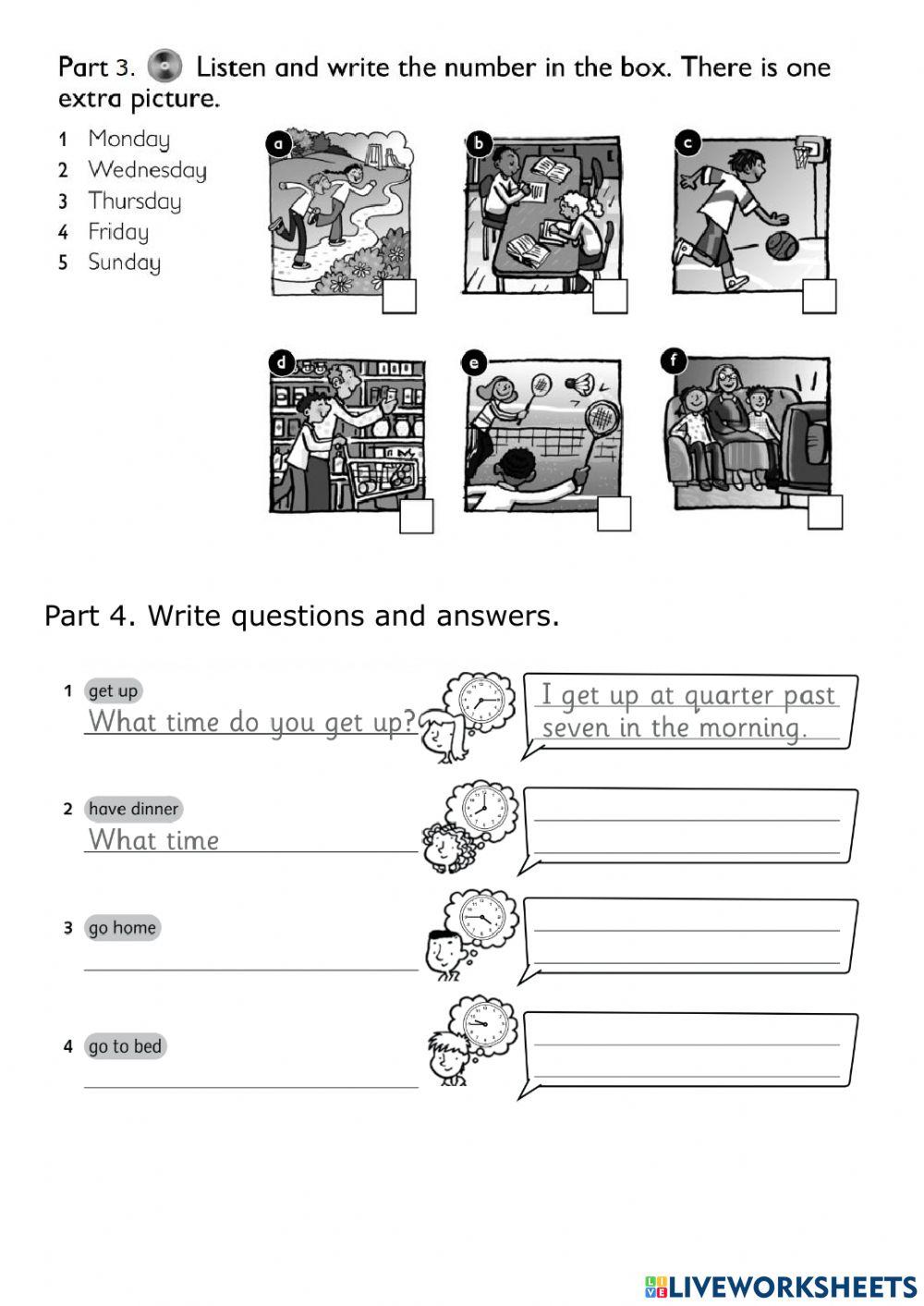 Kids box 3 test unit 3