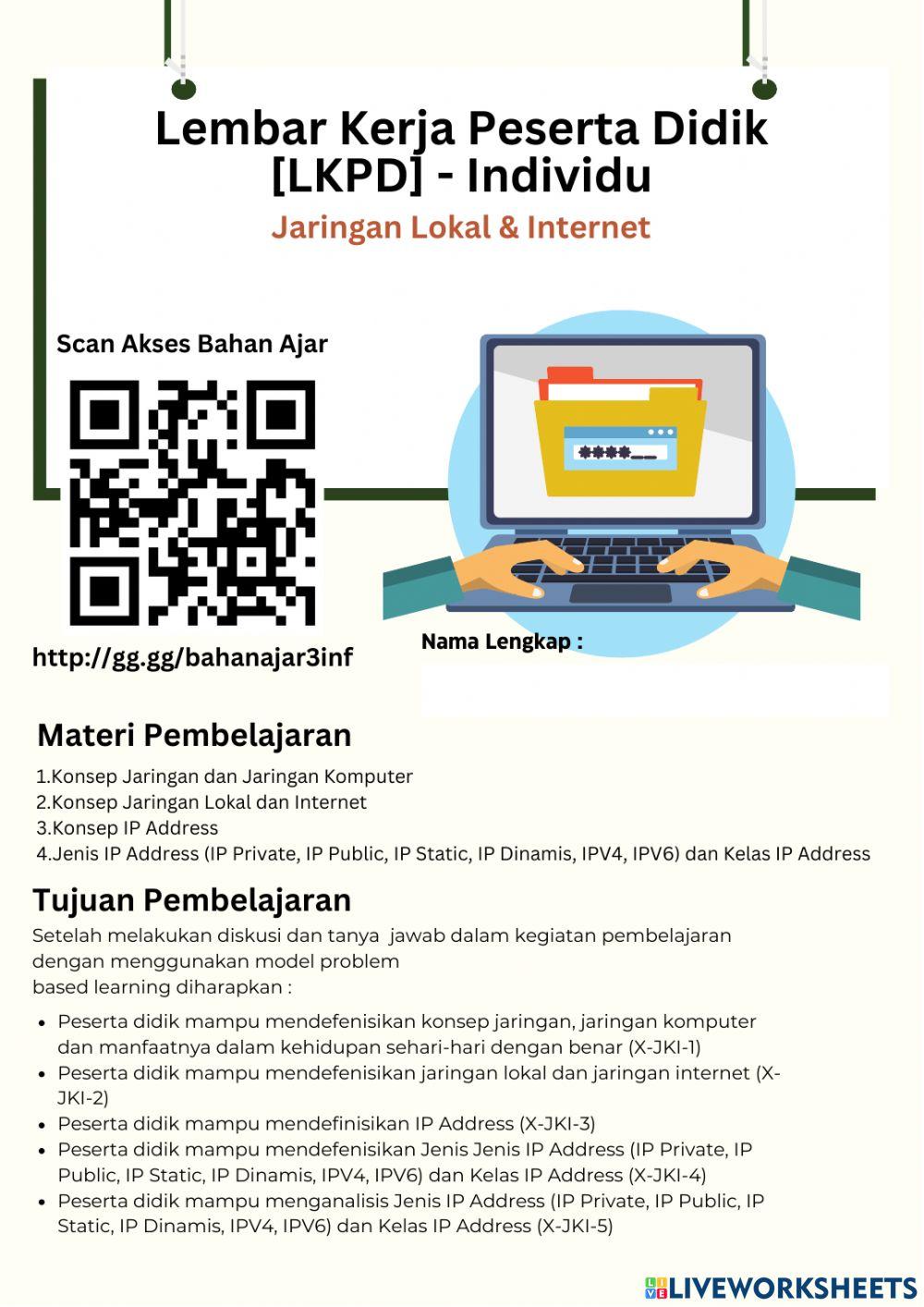 LKPD 3 Individu - jaringan lokal & internet