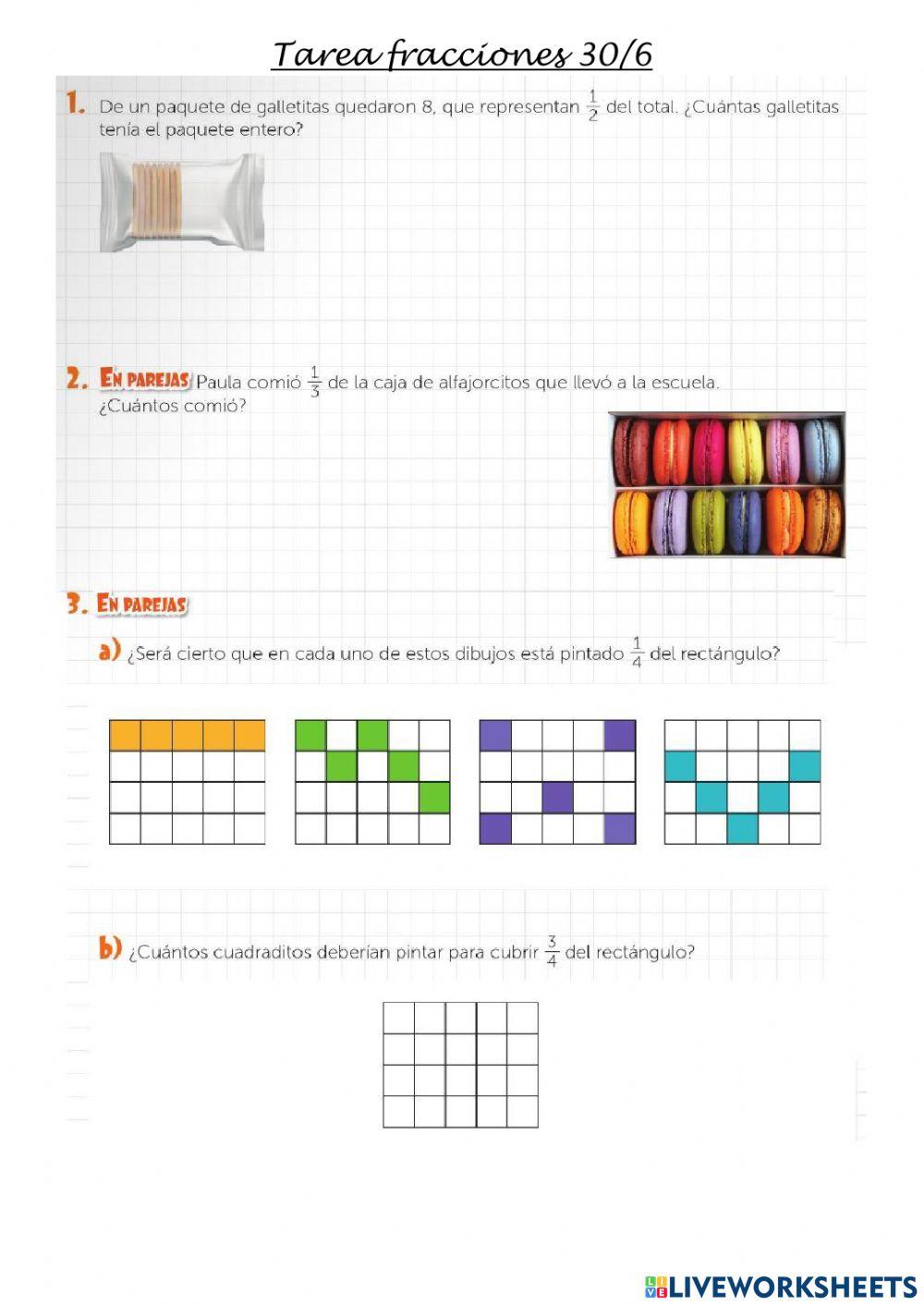 Fracciones proporcion