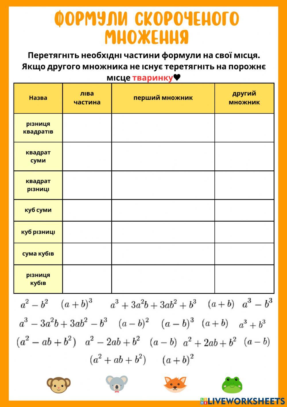 7072230 | Формули скороченого множення | Tanya Sapelkina