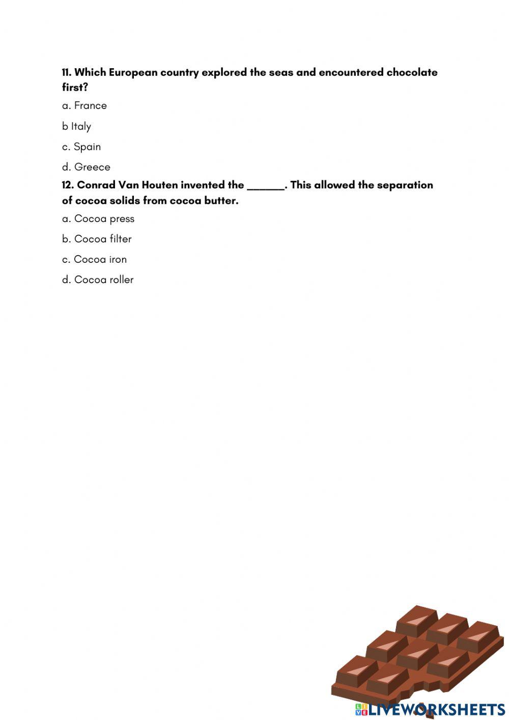 The history of chocolate - Deanna Pucciarelli