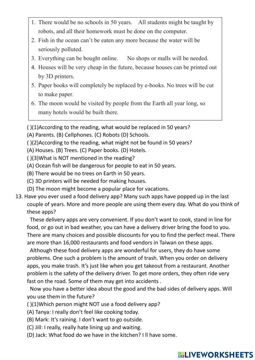 初級閱讀b5(99): 11-15