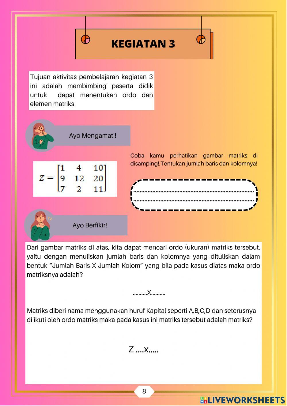 LKS Matriks (Part 2)