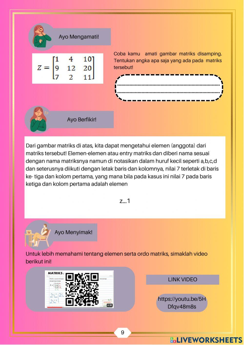 LKS Matriks (Part 2)