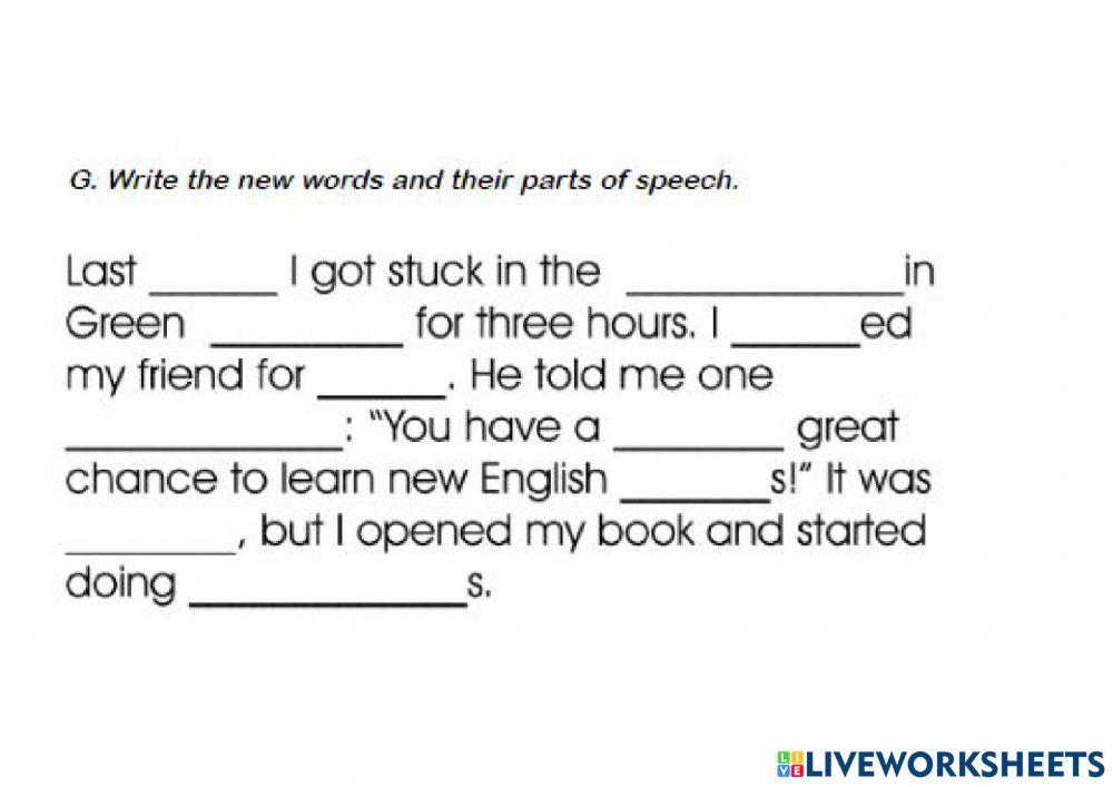 I can Analyse - Test 8