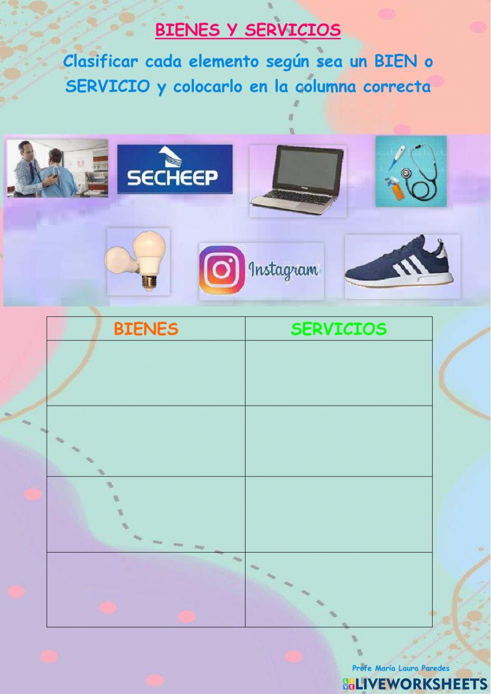 Bienes y servicios
