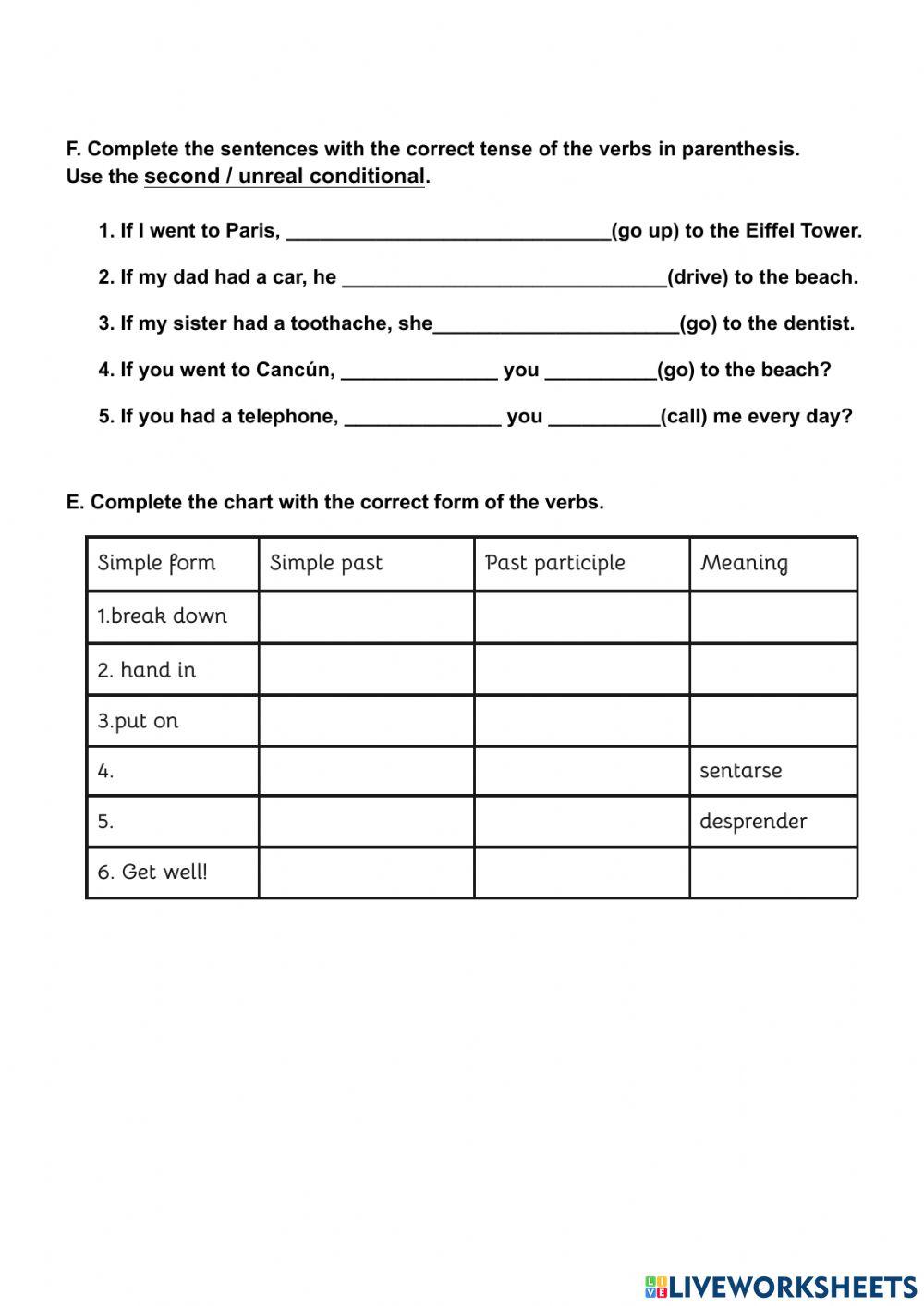 5º Exam 3rd trimester