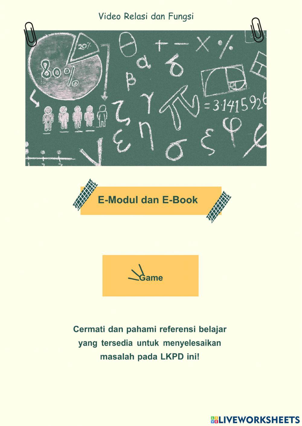 LKPD Relasi dan Fungsi